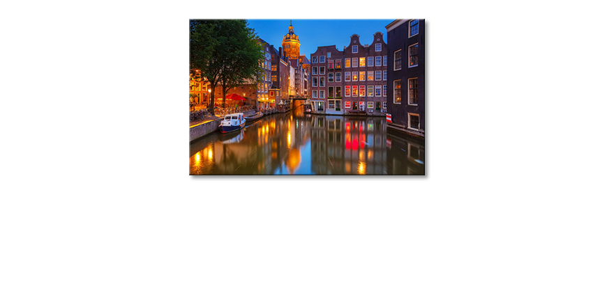 La-cuadro-impresa-Canal-in-Amsterdam