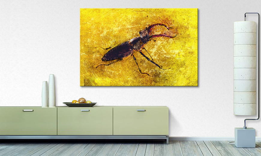 La cuadro impresa Stag Beetle