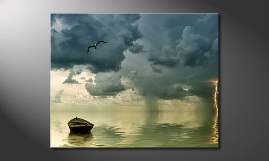 La-cuadro-impresa-The-Lonely-Boat-100x80-cm