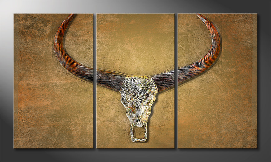 La-impresión-exclusiva-Bull-Skull-180x100-cm