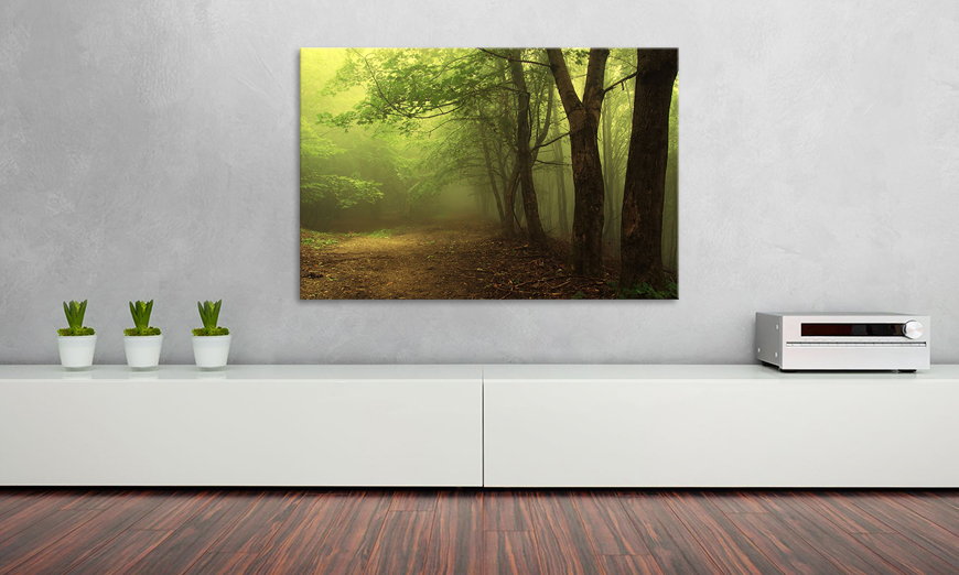 La impresión exclusiva Green Forest 90x60 cm