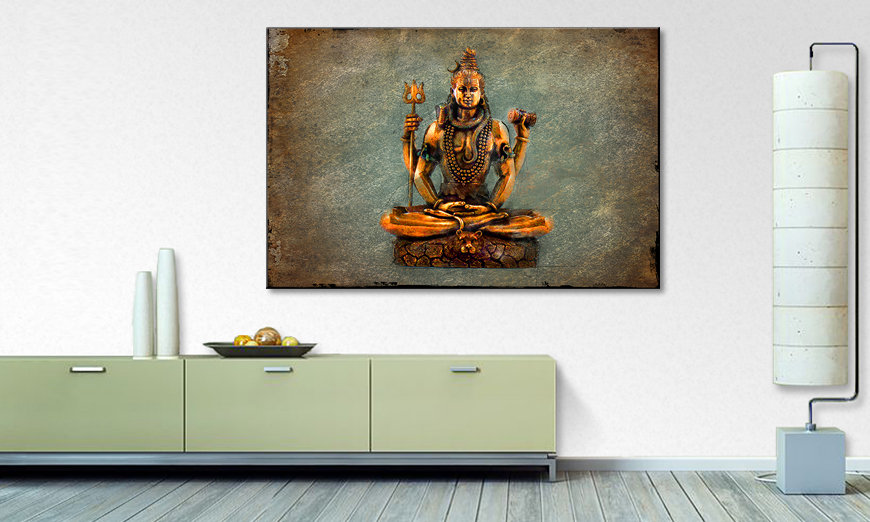 La pintura exclusiva Lord Shiva