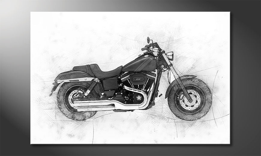 Los-cuadros-impresos-Motorbike-Uno