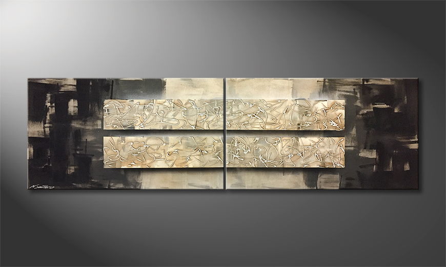 Arte moderno Abstract Bars 200x60cm