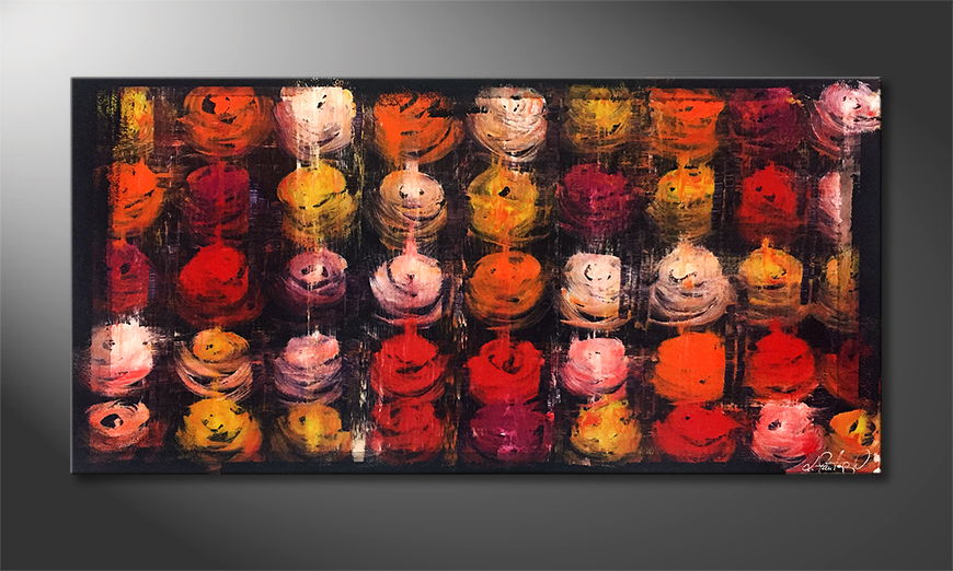 Arte moderno Autumn Roses 120x60cm