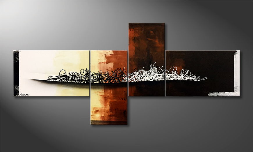 Arte moderno Dusk Till Dawn 240x110cm