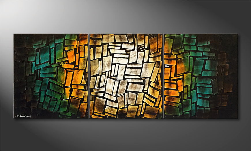 Arte moderno Tropic Dawn 180x60cm
