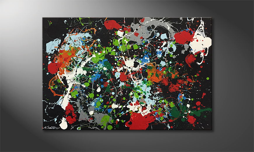 El cuadro Color Explosion 120x80cm