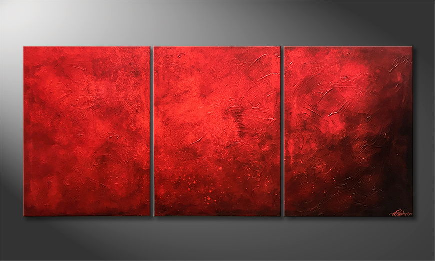 El cuadro Red Dream 180x80cm