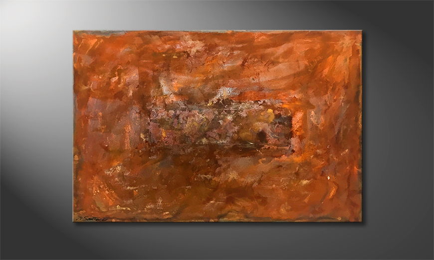 El cuadro para la sala Rusty Artifact 120x80cm