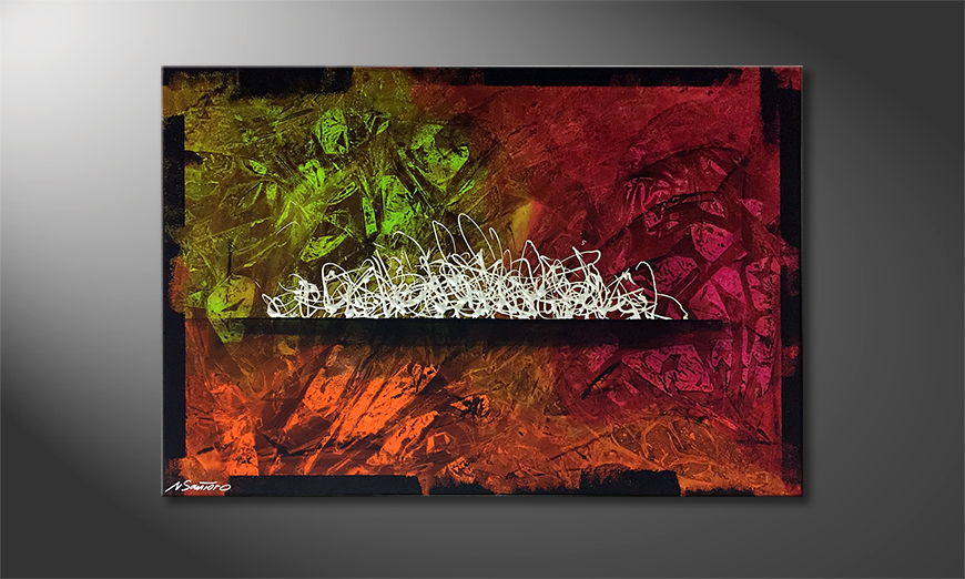 La pintura exclusiva Color Confusion 120x80cm