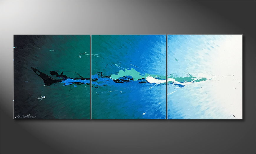 La pintura exclusiva Into The Deep Sea 150x60cm