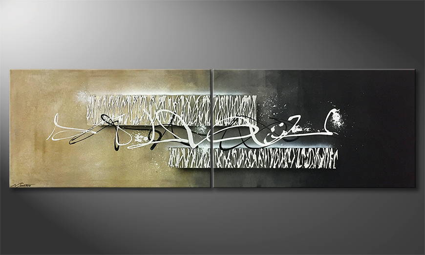 La pintura exclusiva Silver Dune 200x60cm
