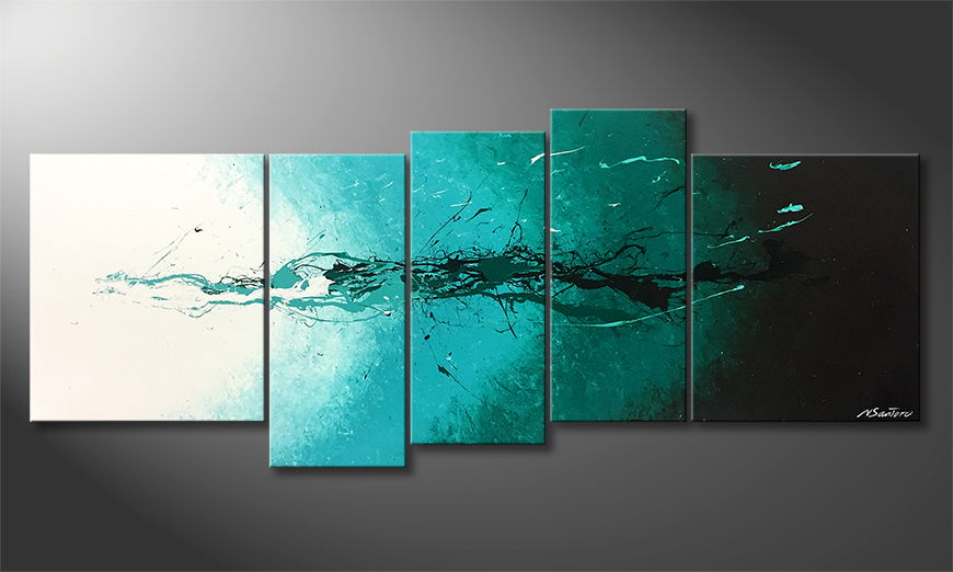 La pintura exclusiva Underwater Life 190x80cm