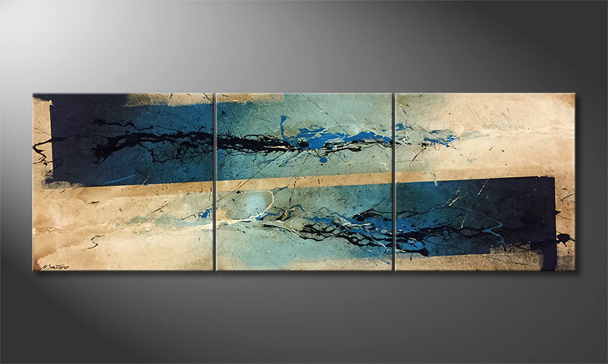 La pintura exclusiva Water Bomb 210x70cm