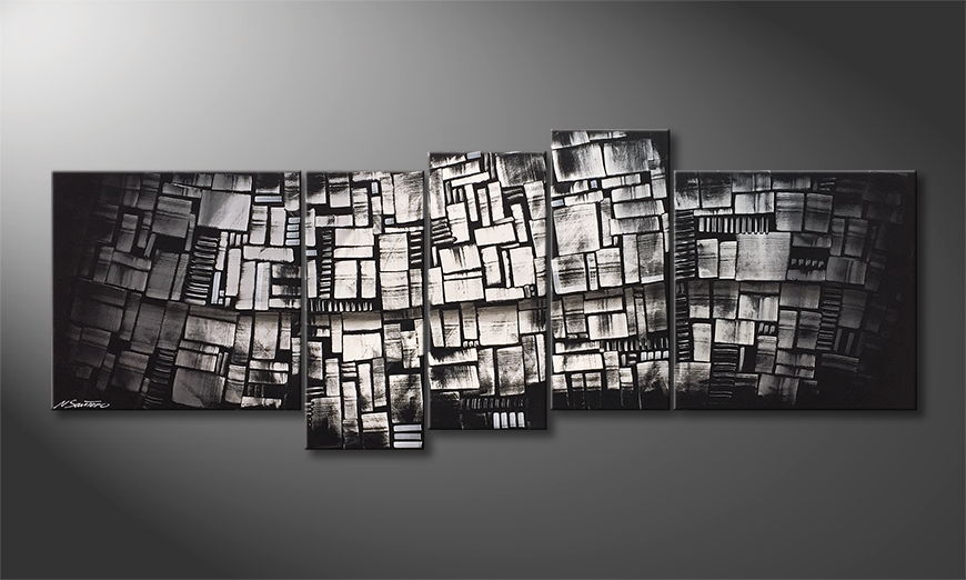Nuestro cuadro Shadow Cubes 210x80cm